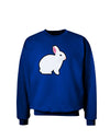 Cute Bunny Rabbit Easter Adult Dark Sweatshirt-Sweatshirts-TooLoud-Deep-Royal-Blue-Small-Davson Sales