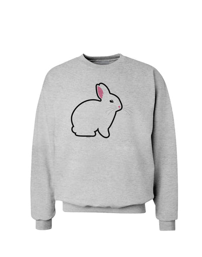 Cute Bunny Rabbit Easter Sweatshirt-Sweatshirts-TooLoud-AshGray-Small-Davson Sales