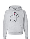 Cute Bunny Rabbit Hoodie Sweatshirt-Hoodie-TooLoud-Ash-Gray-Small-Davson Sales