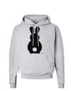 Cute Bunny Silhouette with Tail Hoodie Sweatshirt by TooLoud-Hoodie-TooLoud-AshGray-Small-Davson Sales