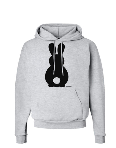 Cute Bunny Silhouette with Tail Hoodie Sweatshirt by TooLoud-Hoodie-TooLoud-AshGray-Small-Davson Sales