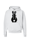 Cute Bunny Silhouette with Tail Hoodie Sweatshirt by TooLoud-Hoodie-TooLoud-White-Small-Davson Sales