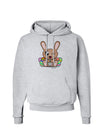 Cute Bunny with Eggs Hoodie Sweatshirt-Hoodie-TooLoud-AshGray-Small-Davson Sales