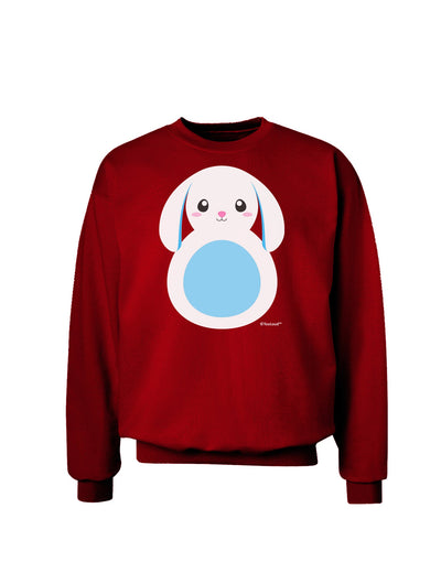 Cute Bunny with Floppy Ears - Blue Adult Dark Sweatshirt by TooLoud-Sweatshirts-TooLoud-Deep-Red-Small-Davson Sales