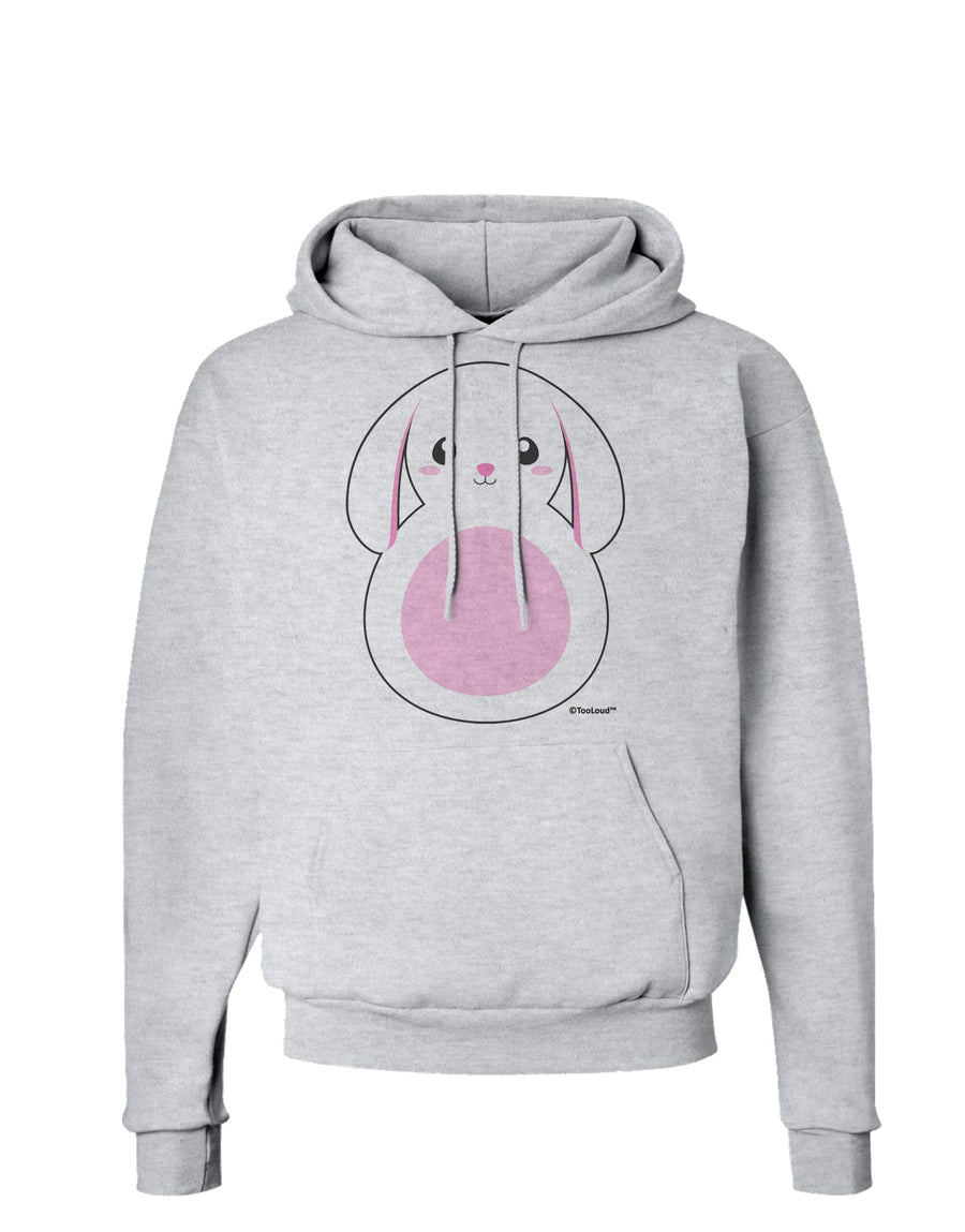 Cute Bunny with Floppy Ears - Pink Hoodie Sweatshirt by TooLoud-Hoodie-TooLoud-White-Small-Davson Sales