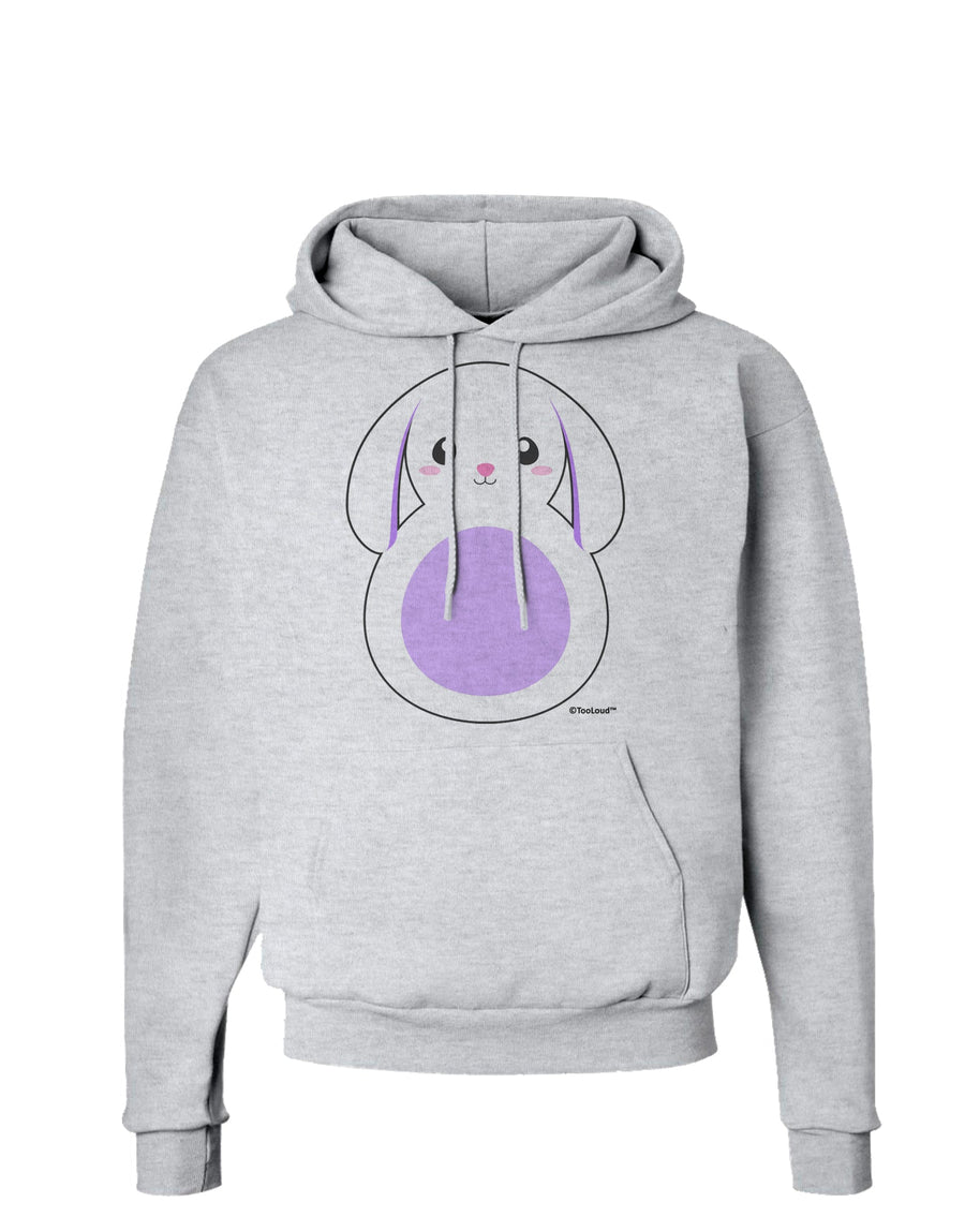 Cute Bunny with Floppy Ears - Purple Hoodie Sweatshirt by TooLoud-Hoodie-TooLoud-White-Small-Davson Sales