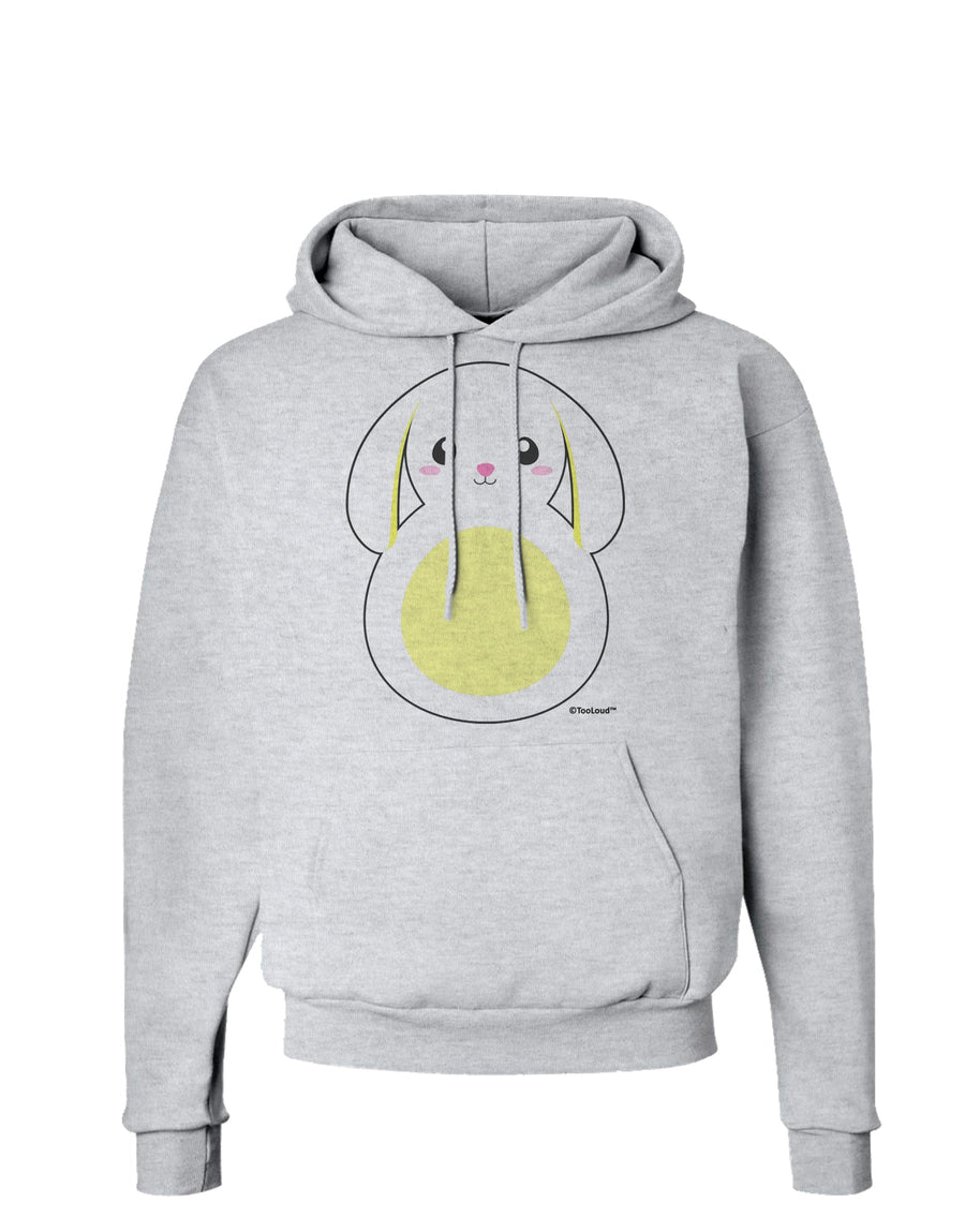 Cute Bunny with Floppy Ears - Yellow Hoodie Sweatshirt by TooLoud-Hoodie-TooLoud-White-Small-Davson Sales