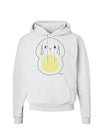 Cute Bunny with Floppy Ears - Yellow Hoodie Sweatshirt by TooLoud-Hoodie-TooLoud-White-Small-Davson Sales