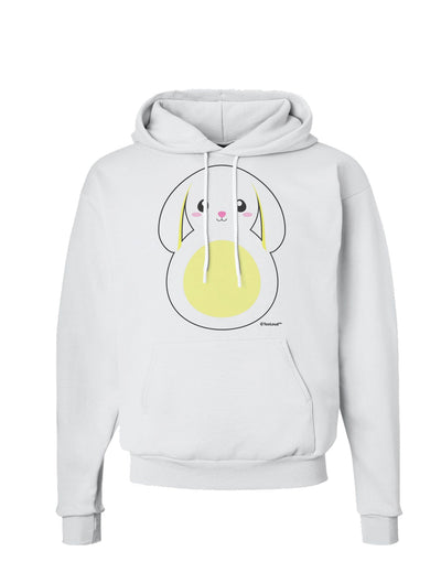 Cute Bunny with Floppy Ears - Yellow Hoodie Sweatshirt by TooLoud-Hoodie-TooLoud-White-Small-Davson Sales