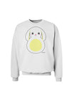 Cute Bunny with Floppy Ears - Yellow Sweatshirt by TooLoud-Sweatshirts-TooLoud-White-Small-Davson Sales