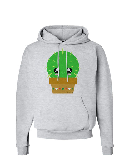 Cute Cactus Design Hoodie Sweatshirt by TooLoud-Hoodie-TooLoud-AshGray-Small-Davson Sales