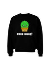 Cute Cactus - Free Hugs Adult Dark Sweatshirt-Sweatshirts-TooLoud-Black-Small-Davson Sales