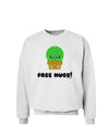 Cute Cactus - Free Hugs Sweatshirt-Sweatshirts-TooLoud-White-Small-Davson Sales