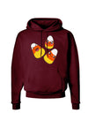 Cute Candy Corn Family Halloween Dark Hoodie Sweatshirt-Hoodie-TooLoud-Maroon-Small-Davson Sales