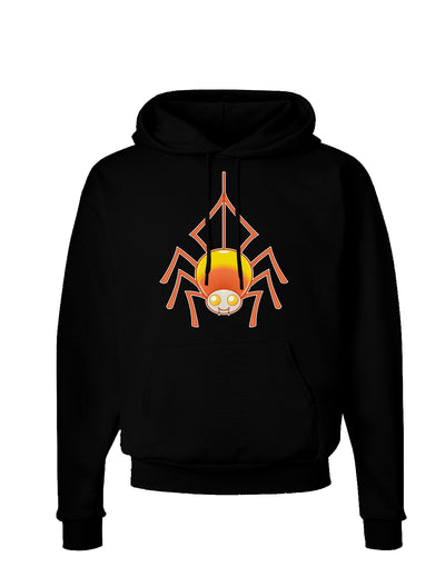 Cute Candy Corn Spider - Halloween Dark Hoodie Sweatshirt-Hoodie-TooLoud-Black-Small-Davson Sales