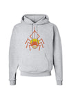 Cute Candy Corn Spider - Halloween Hoodie Sweatshirt-Hoodie-TooLoud-AshGray-Small-Davson Sales