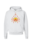 Cute Candy Corn Spider - Halloween Hoodie Sweatshirt-Hoodie-TooLoud-White-Small-Davson Sales