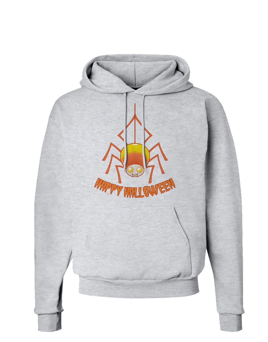 Cute Candy Corn Spider - Happy Halloween Hoodie Sweatshirt-Hoodie-TooLoud-White-Small-Davson Sales