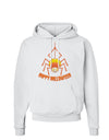 Cute Candy Corn Spider - Happy Halloween Hoodie Sweatshirt-Hoodie-TooLoud-White-Small-Davson Sales