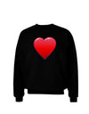 Cute Cartoon Heart Adult Dark Sweatshirt by-Sweatshirts-TooLoud-Black-Small-Davson Sales