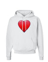 Cute Cartoon Heart Hoodie Sweatshirt by-Hoodie-TooLoud-White-Small-Davson Sales