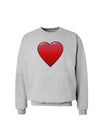 Cute Cartoon Heart Sweatshirt by-Sweatshirts-TooLoud-AshGray-Small-Davson Sales