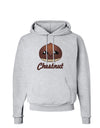 Cute Chestnut Design - Christmas Text Hoodie Sweatshirt-Hoodie-TooLoud-AshGray-Small-Davson Sales