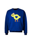 Cute Chick with Bow Adult Dark Sweatshirt by TooLoud-Sweatshirts-TooLoud-Deep-Royal-Blue-Small-Davson Sales