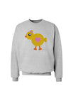 Cute Chick with Bow - Crayon Style Drawing Sweatshirt by TooLoud-Sweatshirts-TooLoud-AshGray-Small-Davson Sales