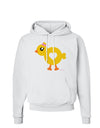 Cute Chick with Bow Hoodie Sweatshirt by TooLoud-Hoodie-TooLoud-White-Small-Davson Sales