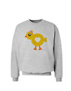 Cute Chick with Bow Sweatshirt by TooLoud-Sweatshirts-TooLoud-AshGray-Small-Davson Sales