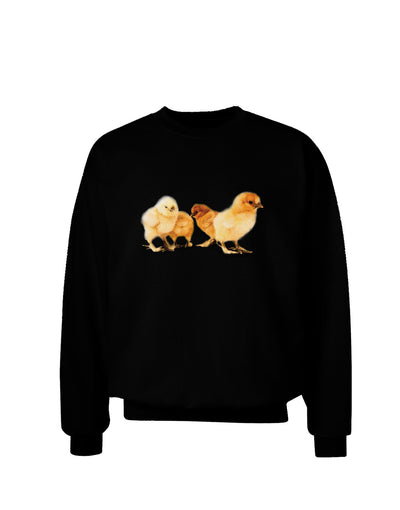 Cute Chicks Adult Dark Sweatshirt-Sweatshirts-TooLoud-Black-Small-Davson Sales