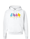 Cute Chicks Easter Hoodie Sweatshirt-Hoodie-TooLoud-White-Small-Davson Sales