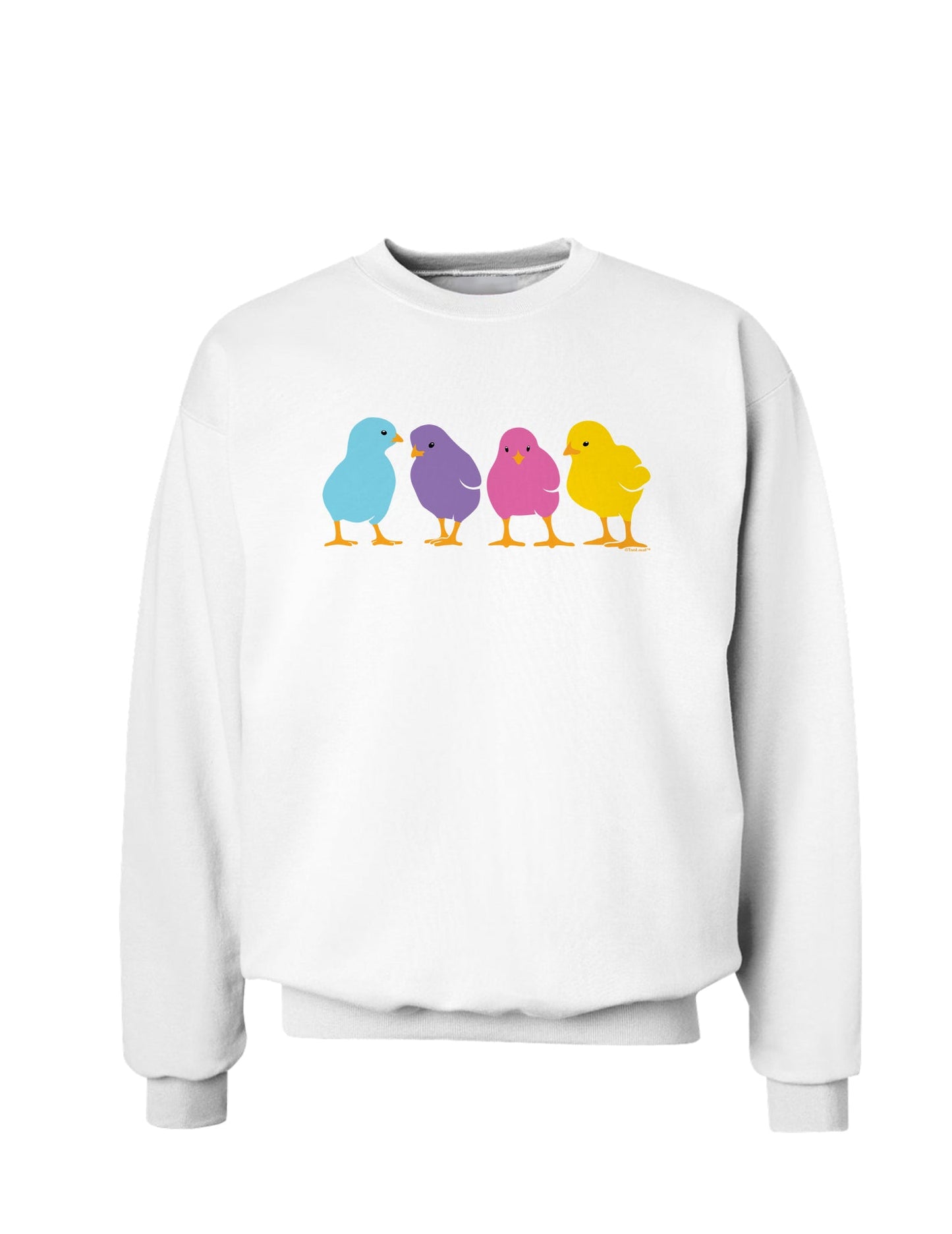 Cute Chicks Sweatshirt-Sweatshirts-TooLoud-White-Small-Davson Sales