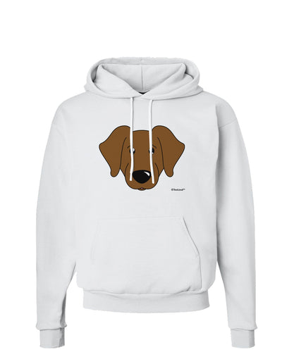 Cute Chocolate Labrador Retriever Dog Hoodie Sweatshirt by TooLoud-Hoodie-TooLoud-White-Small-Davson Sales