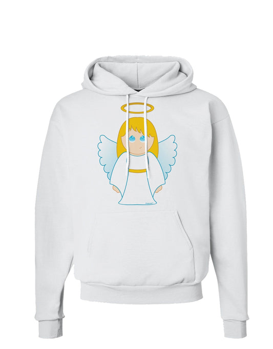 Cute Christmas Angel Girl Hoodie Sweatshirt-Hoodie-TooLoud-White-Small-Davson Sales