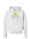 Cute Christmas Angel Girl Hoodie Sweatshirt-Hoodie-TooLoud-White-Small-Davson Sales