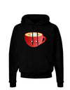 Cute Christmas Drink Eggnog Dark Hoodie Sweatshirt-Hoodie-TooLoud-Black-Small-Davson Sales