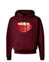 Cute Christmas Drink Eggnog Dark Hoodie Sweatshirt-Hoodie-TooLoud-Maroon-Small-Davson Sales