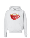 Cute Christmas Drink Eggnog Hoodie Sweatshirt-Hoodie-TooLoud-White-Small-Davson Sales