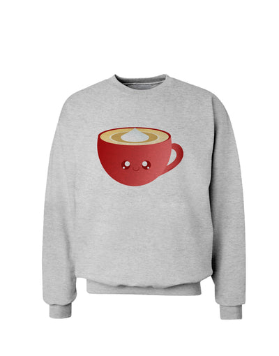 Cute Christmas Drink Eggnog Sweatshirt-Sweatshirts-TooLoud-AshGray-Small-Davson Sales