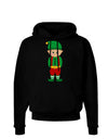 Cute Christmas Elf Boy Dark Hoodie Sweatshirt-Hoodie-TooLoud-Black-Small-Davson Sales