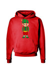 Cute Christmas Elf Boy Dark Hoodie Sweatshirt-Hoodie-TooLoud-Red-Small-Davson Sales