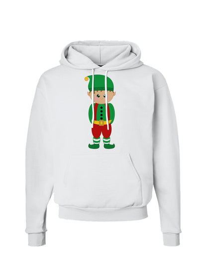 Cute Christmas Elf Boy Hoodie Sweatshirt-Hoodie-TooLoud-White-Small-Davson Sales