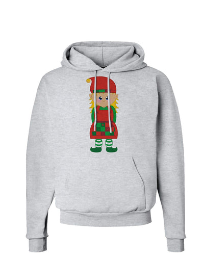 Cute Christmas Elf Girl Hoodie Sweatshirt-Hoodie-TooLoud-AshGray-Small-Davson Sales