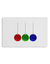 Cute Christmas Ornaments 12 x 18 Placemat Set of 4 Placemats-Placemat-TooLoud-White-Davson Sales