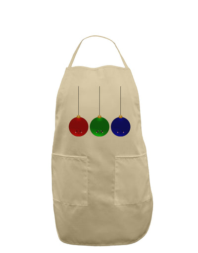 Cute Christmas Ornaments Adult Apron-Bib Apron-TooLoud-Stone-One-Size-Davson Sales