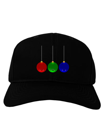 Cute Christmas Ornaments Adult Dark Baseball Cap Hat-Baseball Cap-TooLoud-Black-One Size-Davson Sales