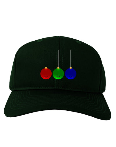 Cute Christmas Ornaments Adult Dark Baseball Cap Hat-Baseball Cap-TooLoud-Hunter-Green-One Size-Davson Sales