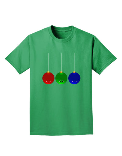 Cute Christmas Ornaments Adult Dark T-Shirt-Mens T-Shirt-TooLoud-Kelly-Green-Small-Davson Sales